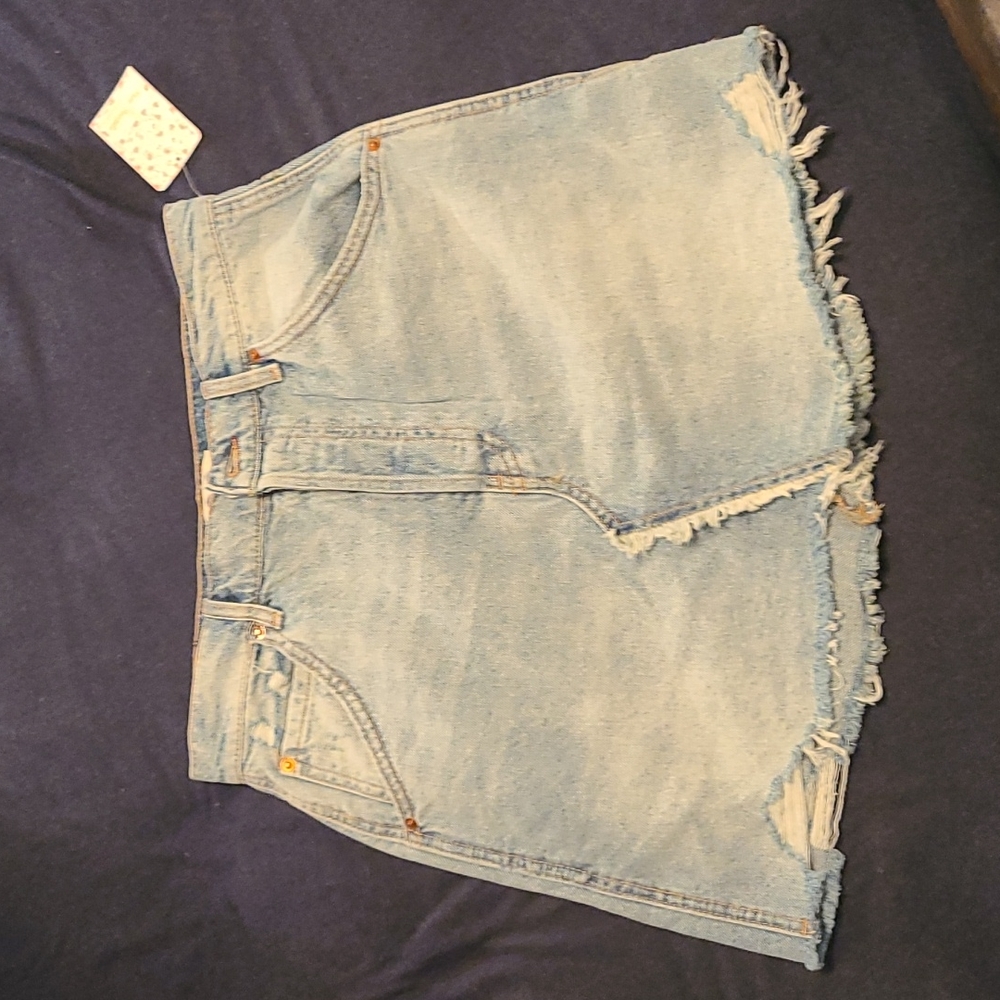 Free People Denim Skirt